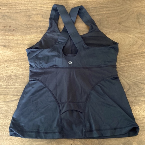 Lululemon black exercise tank top - Picture 2 of 7